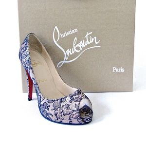 lace christian louboutin heels